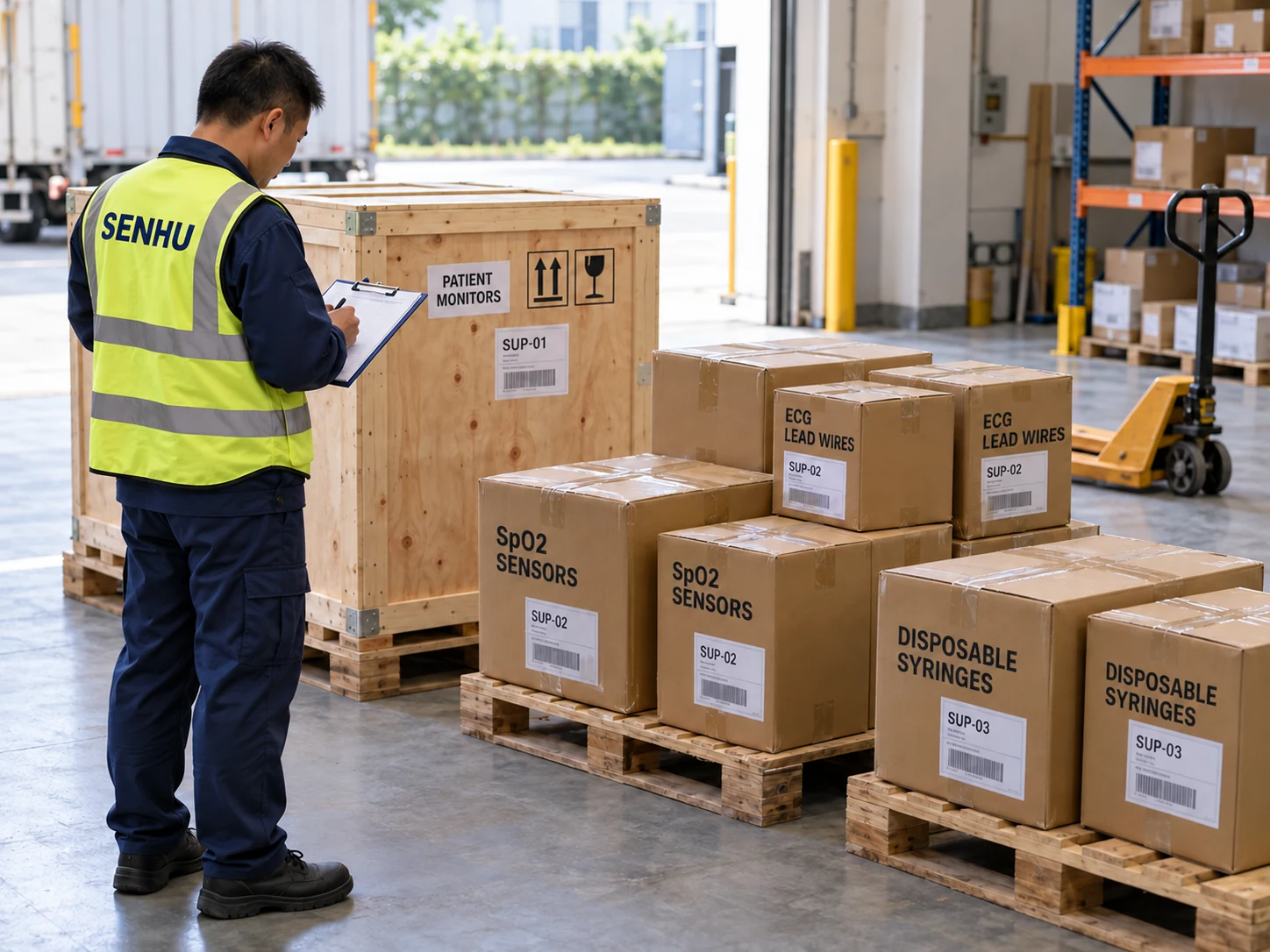 Consolidating Medical Equipment Orders from Several Chinese Suppliers