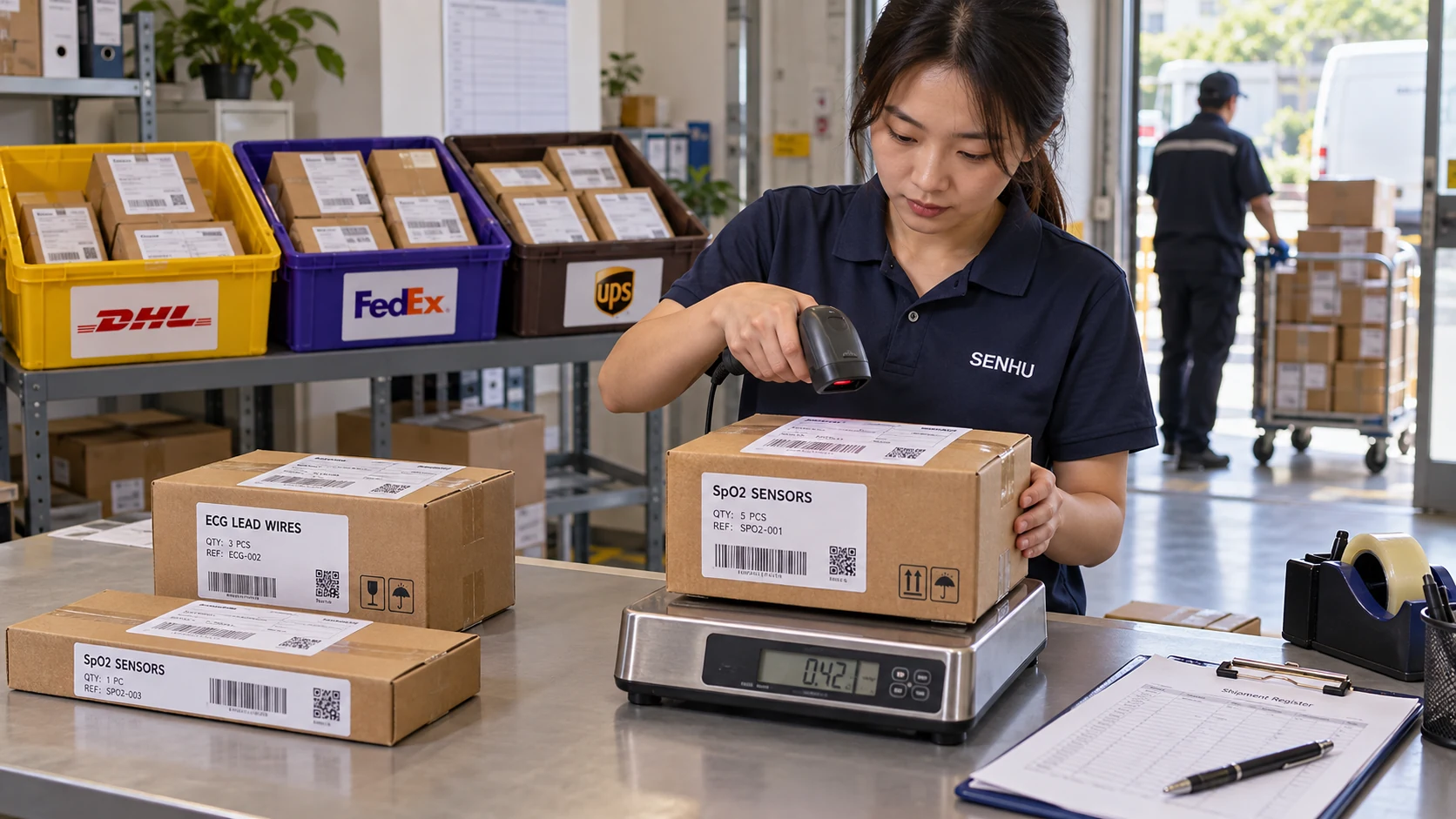 Preparing an Urgent Medical Equipment Accessory for International Express